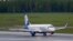 Avion bjeloruske nacionalne aviokompanije "Belavia" slijeće na međunarodni aerodrom u Viljnusu u Litvaniji, 23. maj 2021. (Foto: AP/Mindaugas Kulbis)