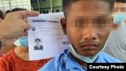  စာရွက်စာတန်းအ ထောက်အထားအတုတွေနဲ့ဖမ်းမိတဲ့မြန်မာနိုင်ငံသားများ ( Picture: Thai police)