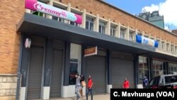 Most businesses in Harare were closed Jan. 14, 2019, as protests in Zimbabwe began.