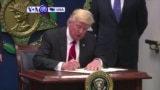 VOA60 America - President Trump Signs New Travel Order