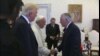 川普总统在梵蒂冈会晤教宗