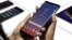 The new Samsung Galaxy Note 9 is seen during a product launch event in Brooklyn, New York, U.S., Aug. 9, 2018. 