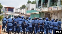 Ghasia za wananchi na polisi Burundi.