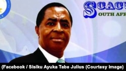 Sisiku Ayuk Tabe, président du mouvement séparatiste anglophone au Cameroun, 31 octobre 2017. (Facebook/Sisiku Ayuka Tabe Julius)