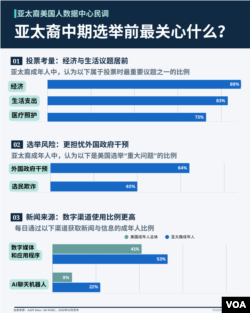 中期选举前夕 亚裔美国选民看重经济 忧外国干预