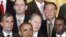 Barack Obama se reunió con líderes empresariales en la Casa Blanca.