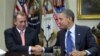 Rencontre Obama-Boehner sur le "gouffre fiscal"