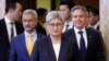 Australia's Foreign Minister Penny Wong (C), India's Foreign Minister Subrahmanyam Jaishankar and US Secretary of State Antony Blinken (R) arrive for the Quad Ministerial Meeting with ministers from the US, Japan, Australia and India, at the Iikura Guest 