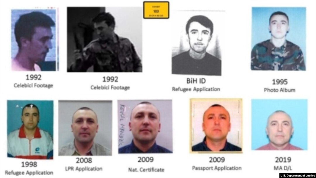 Fotografije Kemala Mrndžića kroz godine. (Preuzeto sa veb stranice Sekretarijata za pravdu SAD, www.justice. gov)