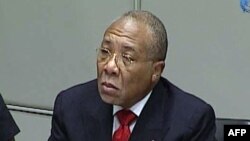 Charles Taylor, lors de son procès