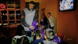 NBA's Only Ukrainian Player Embraces His Adopted US City