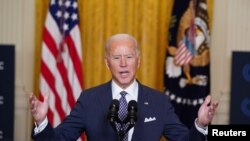 Tổng thống Joe Biden phát biểu tại Hội nghị An ninh Munich trực tuyến, ngày 19/2/2021, tại Washington.