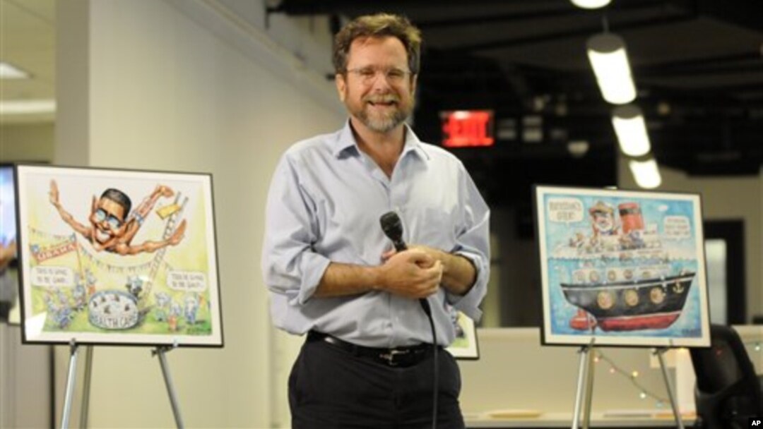 Matt Wuerker, salah seorang karikaturis piawai andalan situs Politico. com.