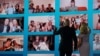 Joe Biden and his wife wave to supporters watching remotely after he accepted the Democratic Party nomination for U.S. president during the last day of the Democratic National Convention, being held virtually, in Wilmington, Delaware, Aug. 20, 2020.