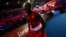 Julio la Cruz Peraza of Cuba arrives for his Men's Light Heavy (81kg) quarter-final boxing match against Brazil's Yamaguchi Falcao Florentino.
