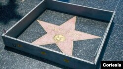 L'étoile de Donald Trump à Hollywood