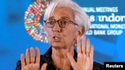 International Monetary Fund (IMF) Managing Director Christine Lagarde.