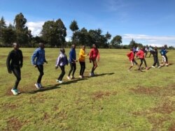 The Rift Valley region has produced most of athletes, its common to see young athletes train in this part of the country. (M. Yusuf/VOA)