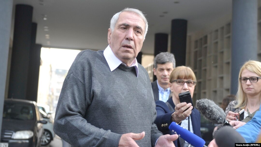 Novinar Milan Jovanović nakon jednog od ročišta na suđenju za paljenje njegove kuće. (Foto: RSE/Vesna Anđić)