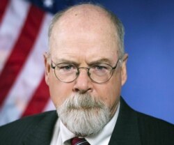 FILE - This 2018 portrait released by the U.S. Department of Justice shows Connecticut's U.S. Attorney John Durham, the prosecutor leading the investigation into the origins of the Russia probe.