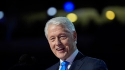 Mantan Presiden AS Bill Clinton berbicara dalam Konvensi Nasional Partai Demokrat di Chicago, pada 21 Agustus 2024. (Foto: AP/Paul Sancya)