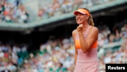 Maria Sharapova dari Rusia dalam sebuah pertandingan. (Foto: Dok)