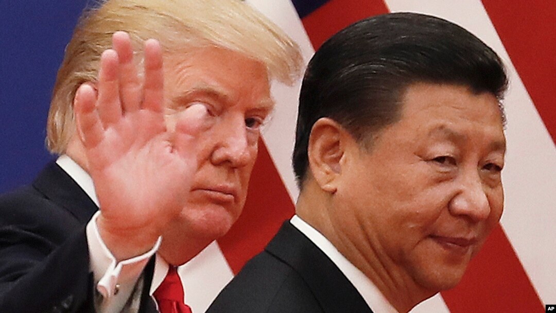 Predsednici Donald Tramp i Ši Đinping posle razgovora u Pekingu 9. novembra, 2017. 