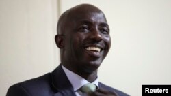 Samson Siasia à Abuja le 4 novembre 2010.