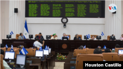 Una sesión de la Asamblea Nacional en Nicaragua, entidad que el próximo 13 de octubre de 2020 llevará a votación sendas leyes que han sido denunciadas como vehículos de censura en el país. [Foto: Houston Castillo/VOA].