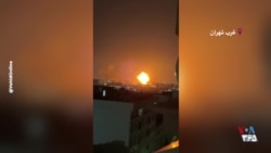 انفجار مهیب در غرب تهران از زاویه‌ای دیگر و شگفتی فیلمبردار از شدت و گسترده آن