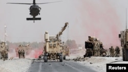 Pasukan AS melakukan patroli di Kandahar, Afghanistan (foto: dok). 