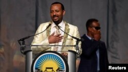 Le Premier ministre éthiopien Abiy Ahmed, à Washington D.C., le 28 juillet 2018.