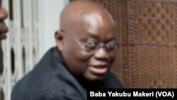  Nana Akufo Addo abokin takarar shugaban kasar Ghana da shugaba mai ci yanzu