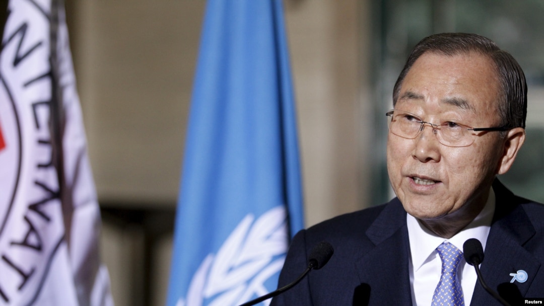 Sekretaris Jenderal PBB Ban Ki-moon.