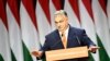 Perdana Menteri Hungaria Viktor Orban menyampaikan pidato dalam sebuah acara di Budapest, Hungaria, pada 18 November 2023. (Foto: AFP/Attila Kisbenedek)