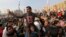 Egyptian protesters shout slogans against Defense Minister Gen. Abdel-Fattah el-Sissi as they march in Tahrir Square, in Cairo, Egypt, Nov. 19, 2013.