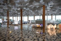 A view of an empty Changi Airport in Singapore, following the outbreak of the coronavirus disease (COVID-19), March 23, 2020.