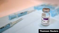 26일 스페인 바르셀로나에서 아스트라제네카 신종 코로나바이러스 백신 접종이 진행되고 있다. 