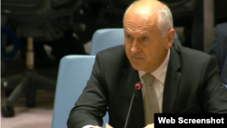 Valentin Inzko predstavlja izvještaj Vijeću sigurnosti UN, 7. novembar 2017.