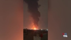 ویدیوی منتسب به انفجار در انبار نفت فردیس کرج ساعت ۱۱ شب شنبه ۱۶ اسفند - وحیدآنلاین 