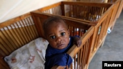 Imani, an abandoned child at Don Bosco Ngangi community center in Goma, North Kivu region, Democratic Republic of Congo, Aug. 6, 2013.