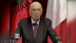 Presidenti Napolitano në Tiranë