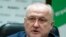 Russian National Anti-doping Agency RUSADA head Yuri Ganus speaks during a news conference in Moscow, Russia, Jan. 22, 2019.