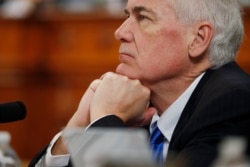 FILE - Rep. Tom McClintock, R-Calif., listens during a House Judiciary Committee meeting, Dec. 12, 2019, on Capitol Hill in Washington.