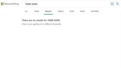 六四事件週年之際微軟必應圖像搜索找不到“坦克人”