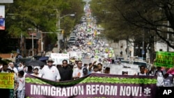 Se esperan grandes manifestaciones en varios estados en apoyo de la reforma migratoria, uno de los temas más debatidos en la actualidad.