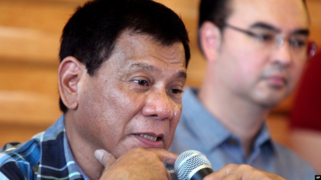 Rodrigo Duterte, yang hampir dapat dipastikan akan terpilih sebagai presiden Filipina, dinilai melanggar UU hak perempuan (foto: dok).