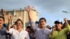 El presidente de Honduras, Juan Orlando Hernández, durante un evento de campaña el 6 de agosto del 2019. 