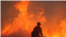 wildfire near Los Angeles / آتشسوزی در نزدیکی لسآنجلس