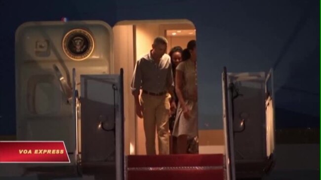 Tổng thống Obama kết thúc kỳ nghỉ và chuẩn bị công du châu Á